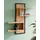 Forte Wandregal Jytana 122,5 x 102,6 x 0 cm Braun