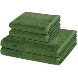 Vossen Vegan Life Handtuch-Set (4-teilig) Clover Petrol 