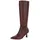 Ital-Design High Heel in Weinrot | Gr.: 37