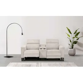 OTTO home 2-Sitzer LUND Cord 195 x 97 x 99 cm Beige mit Relaxfunktion