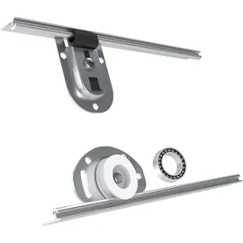 beautysofa Schiebtürenschrank PACO 120 cm Farbe: Eiche Craft golden