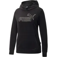 Puma Velour Hoodie Schwarz XS