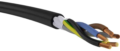 Nexans TITANEX® H07RN-F5G6mm2 - Gummischlauchleitung, schwarz, Meterware