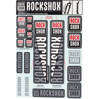 Rockshox Decal Kit 35 Mm Weiß,