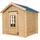 TIMBELA Spielhaus M570M-1 Blau/Natur