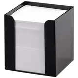 Folia Zettelbox schwarz inkl. 700 Notizzettel weiß, 1 St.