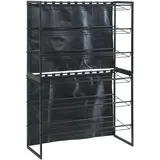 [en.casa] Sel 80 x 32 x 60 cm schwarz / schwarz