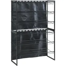 [en.casa] Sel 80 x 32 x 60 cm schwarz / schwarz