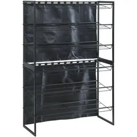[en.casa] Sel 80 x 32 x 60 cm schwarz / schwarz
