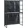[en.casa] Sel 80 x 32 x 60 cm schwarz / schwarz