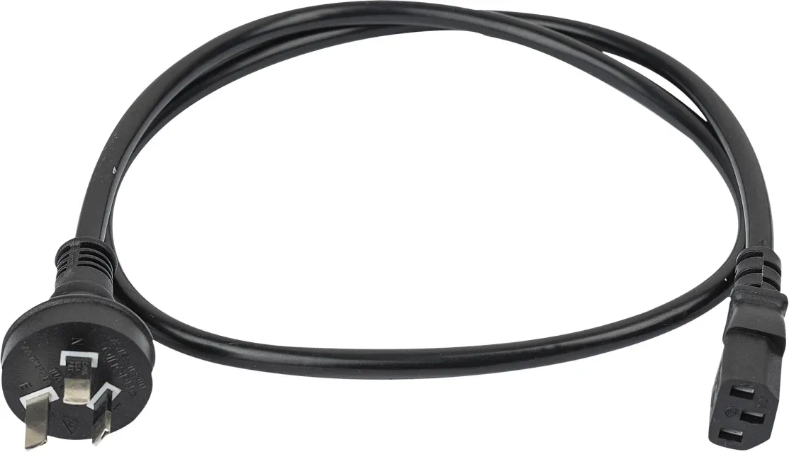 DAP Australia Plug to IEC C13 3x 1.5 mm2 1 m