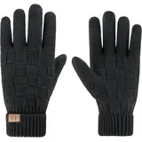 Normani Merino Handschuhe mit Design grau