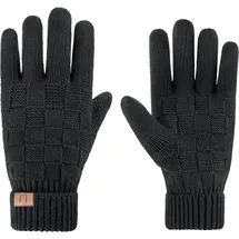 Normani Merino Handschuhe mit Design grau
