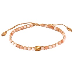 Samapura Pink Aventurin | Gold Faden 16 Damen 