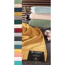 Ross Sensual Skin Waschhandschuh 16 x 22 cm gelb