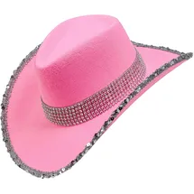 w widmann milano party fashion Partyhut Cowgirl/Cowboy rosa One Size