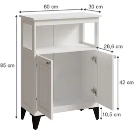 Vicco Midischrank Vanity 60 x 85 cm,