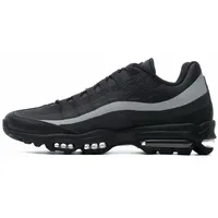 Nike Air Max 95 Ultra Sneaker, Black Black Wolf Grey University Red, 45