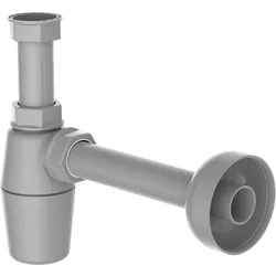 KIRCHHOFF ECO SAVE Siphon, nachhaltiger Waschbecken Abfluss, Geruchsverschluss aus recyceltem Kunststoff, Ablaufgarnitur