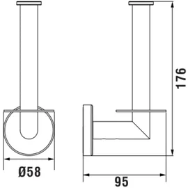 Laufen Niara Reservepapierhalter, H3840621610021,