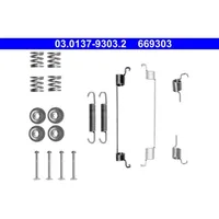 ATE Zubehörsatz Bremsbacken Hinten 03.0137-9303.2 für FIAT Panda Classic