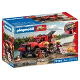 Playmobil® Feuerwehr-Pickup (72194), City Action Konstruktions-Spielset, Made in Europe bunt