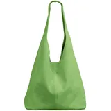 CASPAR Modell No.767 Shopper Wildleder Hell Grün