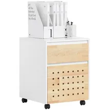SoBuy ASK06 Rollcontainer 45 x 45 x 59 cm Weiß