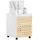 SoBuy ASK06 Rollcontainer 45 x 45 x 59 cm Weiß