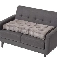 Homescapes Sitzauflage, Sofa mit Velours-Bezug