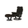 Stressless Relaxsessel Leder 77 x 108 x 76 cm Braun mit Hocker