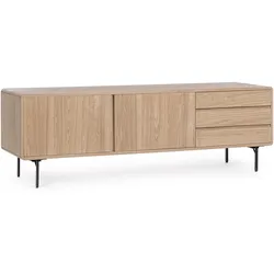 TV Board Widald aus Eschenholz, Natur