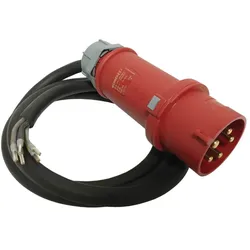 2m CEE Maschinen Anschlussleitung Kabel 32A/400V H07RN-F 5x4mm2 2947