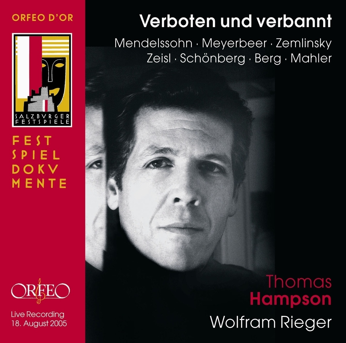 Verboten Und Verbannt - Hampson  Rieger. (CD)