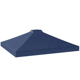 Outsunny Ersatzdach 3 x 3 m Blau