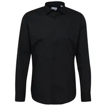 JACK & JONES Langarmhemd JJJOE (1-tlg) schwarz L