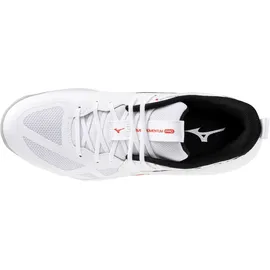 Mizuno Wave Momentum Pro Herren White/Black/Fiery Red 42,5