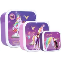 unicorn academy 3 in 1 Snackbox Fresh Bites, Lila
