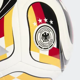 adidas Deutschland Heimfußball 2026 Weiß/Rot/Gold Gr. 5