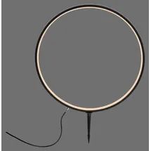 just light. LED-Erdspießleuchte Zirkulu Aluminium 66 cm x Ø 50 cm 1 Stk. schwarz