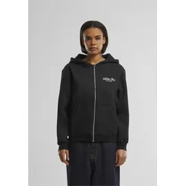 miss tee Sweatjacke MISS TEE "Miss Tee Feel The Pain Ladies Fluffy Zip Hoody", Damen, Gr. S, schwarz, 70% Baumwolle, 30% Polyester, Sweatjacken Sweatjacke