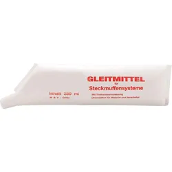 Gleitmittel für Steckmuffen (Ausführung: Gleitmittel für Kunststoffrohre 250ml)