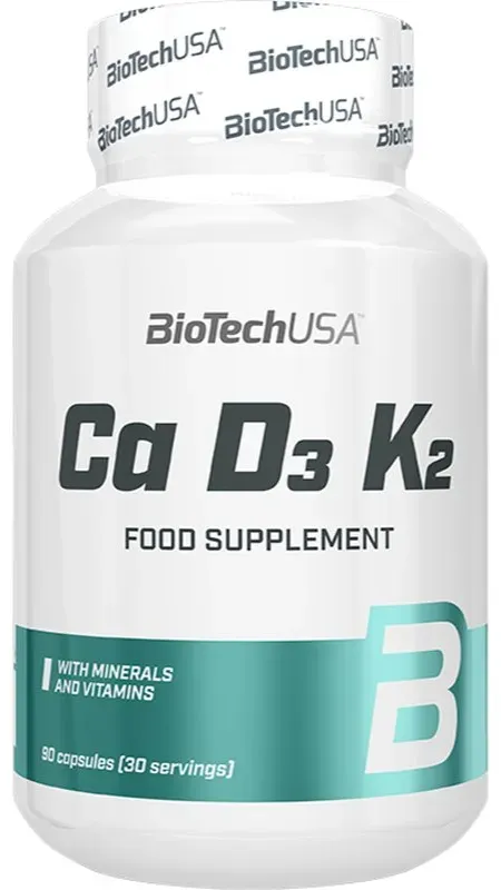 BioTechUSA Ca D3 K2 Förderung einer normalen Knochen- und Zahngesundheit 142 g