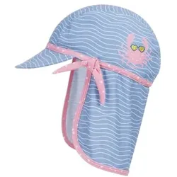 Playshoes UV-Schutz Mütze Krebs blau-pink, 51 cm