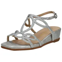 Alma en Pena Keilsandalette Damen Silber 40