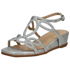 Alma en Pena Keilsandalette Damen Silber 40