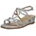 Alma en Pena Keilsandalette Damen Silber 40