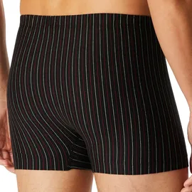 SCHIESSER Boxershorts 95/5 Schwarz / Gestreift S 3er Pack