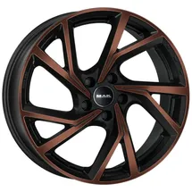 MAK Kassel 7,5 x 17 5 x 112 ET40 MB57,1 Schwarz/Bronze