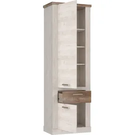 Forte Mehrzweckschrank Duro 71,2 x 212 x 41,3 cm Weiß